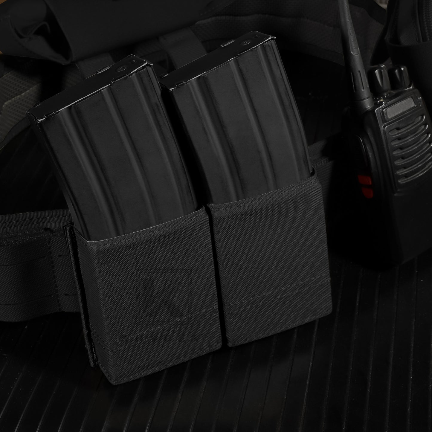 Krydex Tactical 5.56 Double Magazine Pouch M4 Mag Holder Duty Belt & Molle Compatible