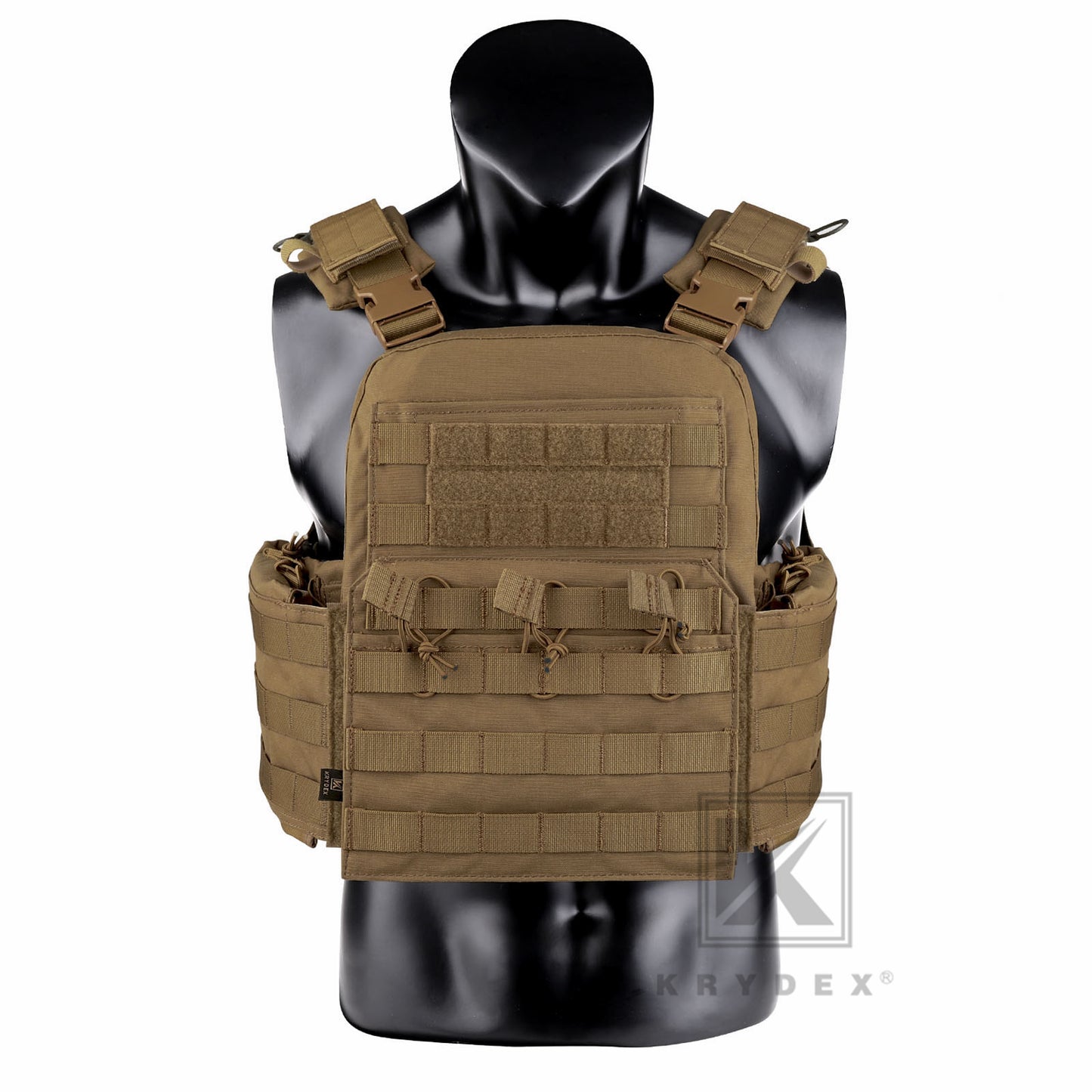 KRYDEX Tactical Plate Carrier Heavy Duty Modular MOLLE Vest