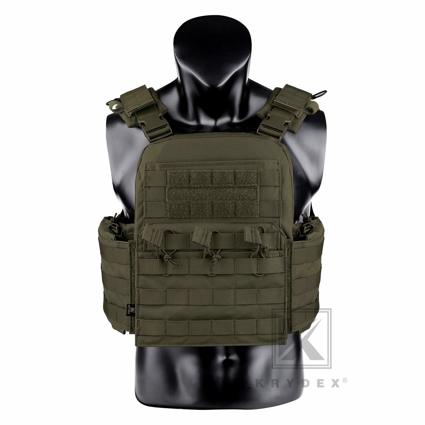 KRYDEX Tactical Plate Carrier Heavy Duty Modular MOLLE Vest