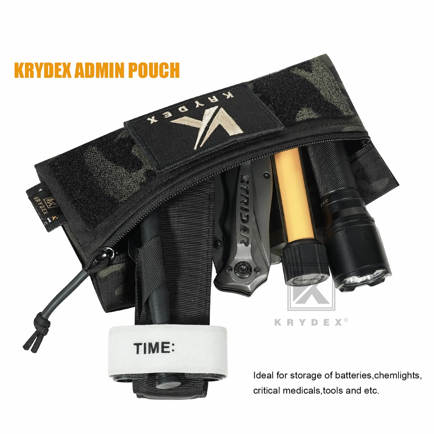 KRYDEX Tactical 5.56 Ready Rig Low Vis Chest Rig Elastic Cummerbund Concealed Lightweight Adjustable Vest