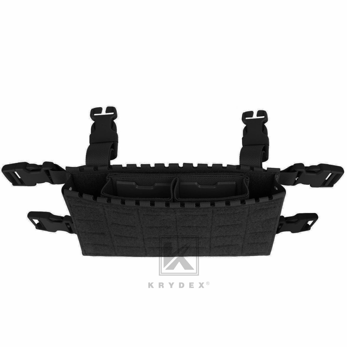 Krydex Tactical 556 Double Mag Insert Magazine Pouch D3CR Chest Rig MK3 Tactical Vest Placard Kangaroo
