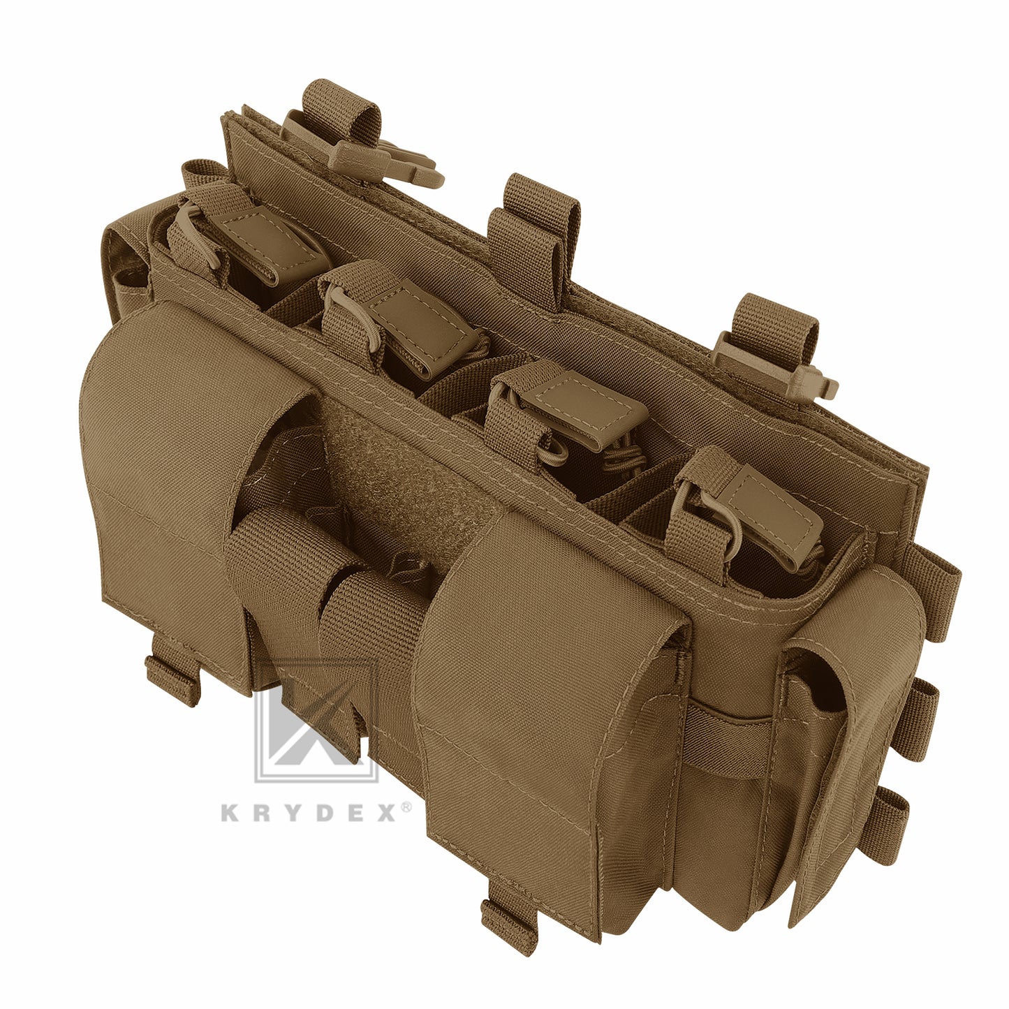 KRYDEX Tactical MF IV Placard 556 & 9mm Magazine Pouch for SCARAB Plate Carrier Vest
