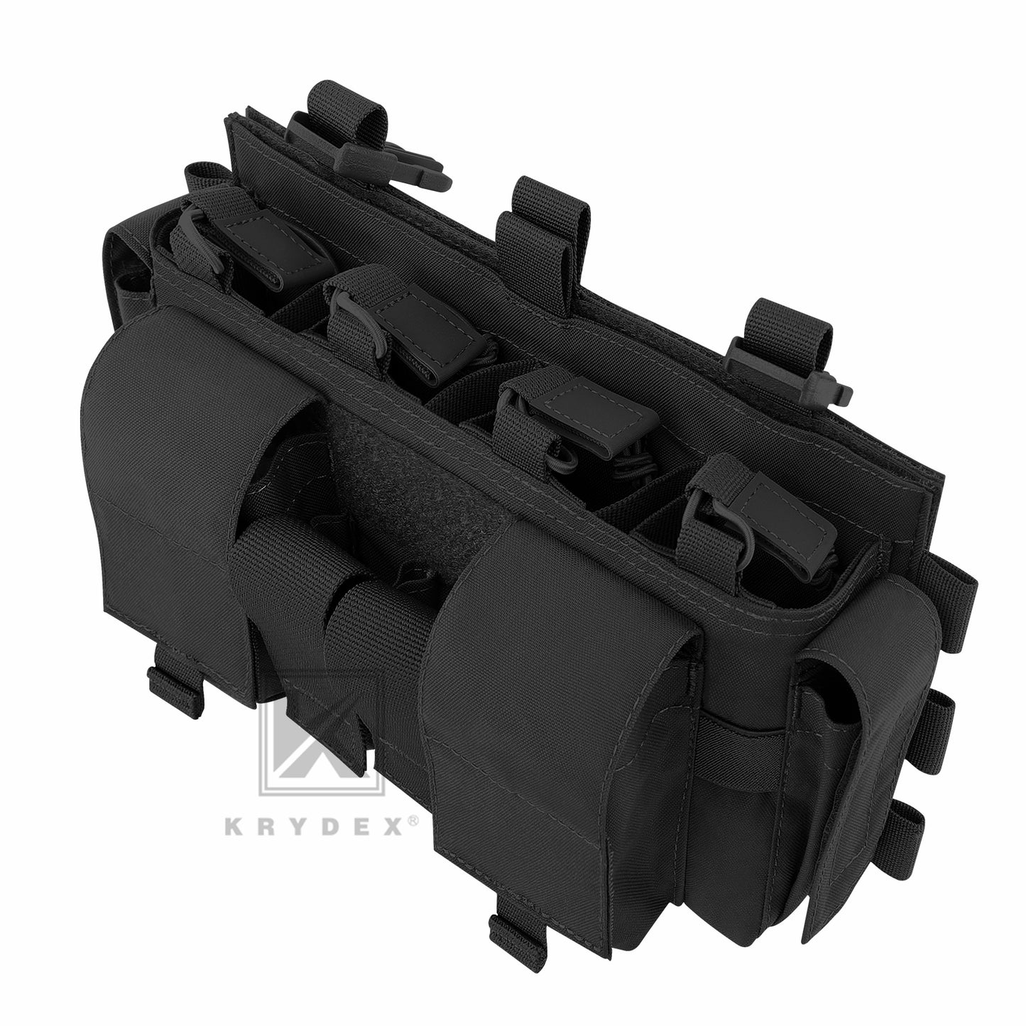 KRYDEX Tactical MF IV Placard 556 & 9mm Magazine Pouch for SCARAB Plate Carrier Vest