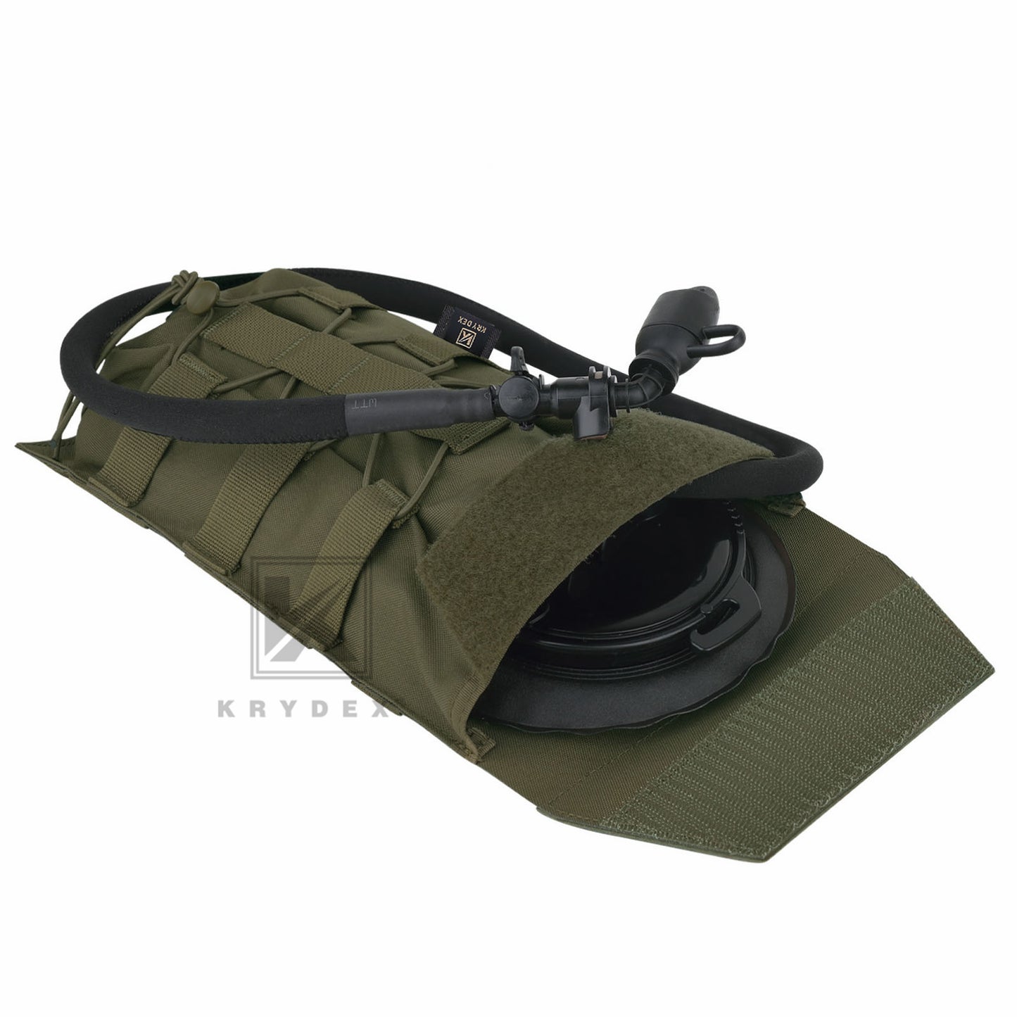 Krydex Tactical 50 oz Hydration Carrier MOLLE Pack Modular Water Bladder Pouch