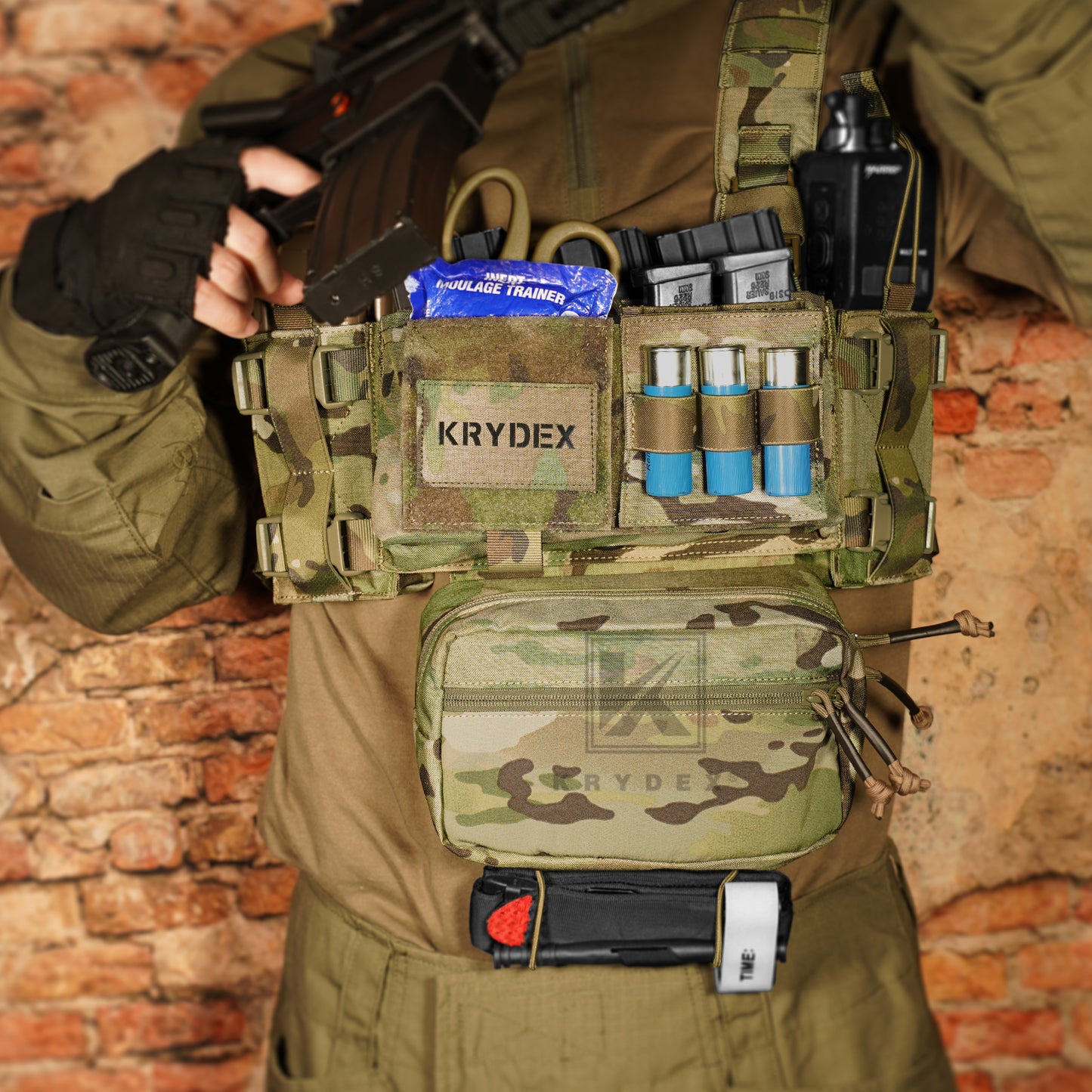 KRYDEX MK3 MK4 Micro Fight Chassis Modular Chest Rig Lightweight Tactical Vest With Magazine Pouches