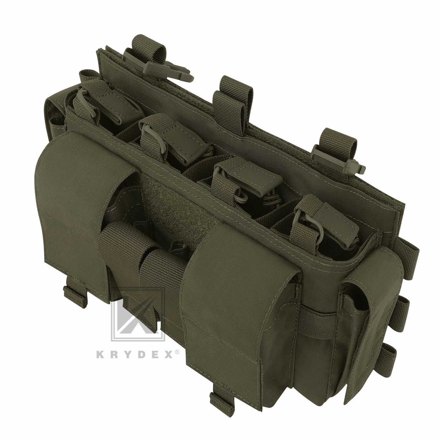 KRYDEX Tactical MF IV Placard 556 & 9mm Magazine Pouch for SCARAB Plate Carrier Vest