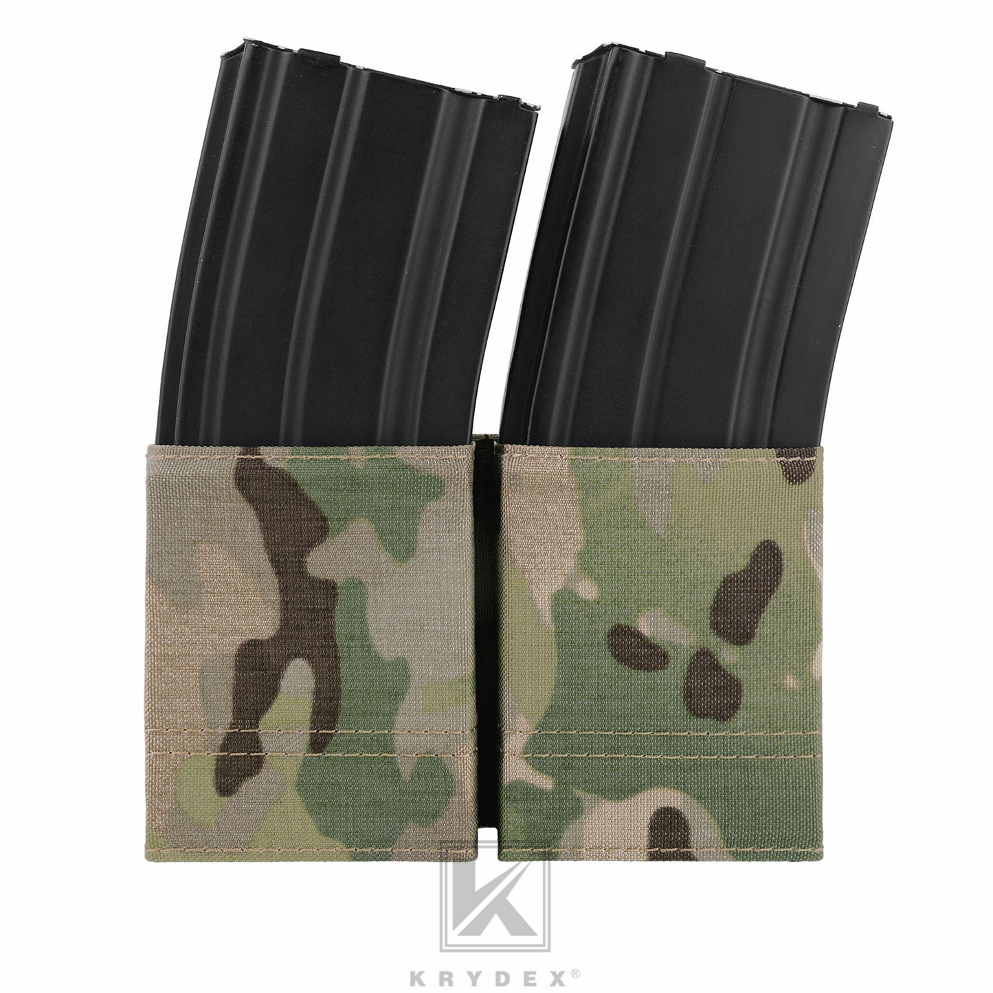 Krydex Tactical 5.56 Double Magazine Pouch M4 Mag Holder Duty Belt & Molle Compatible