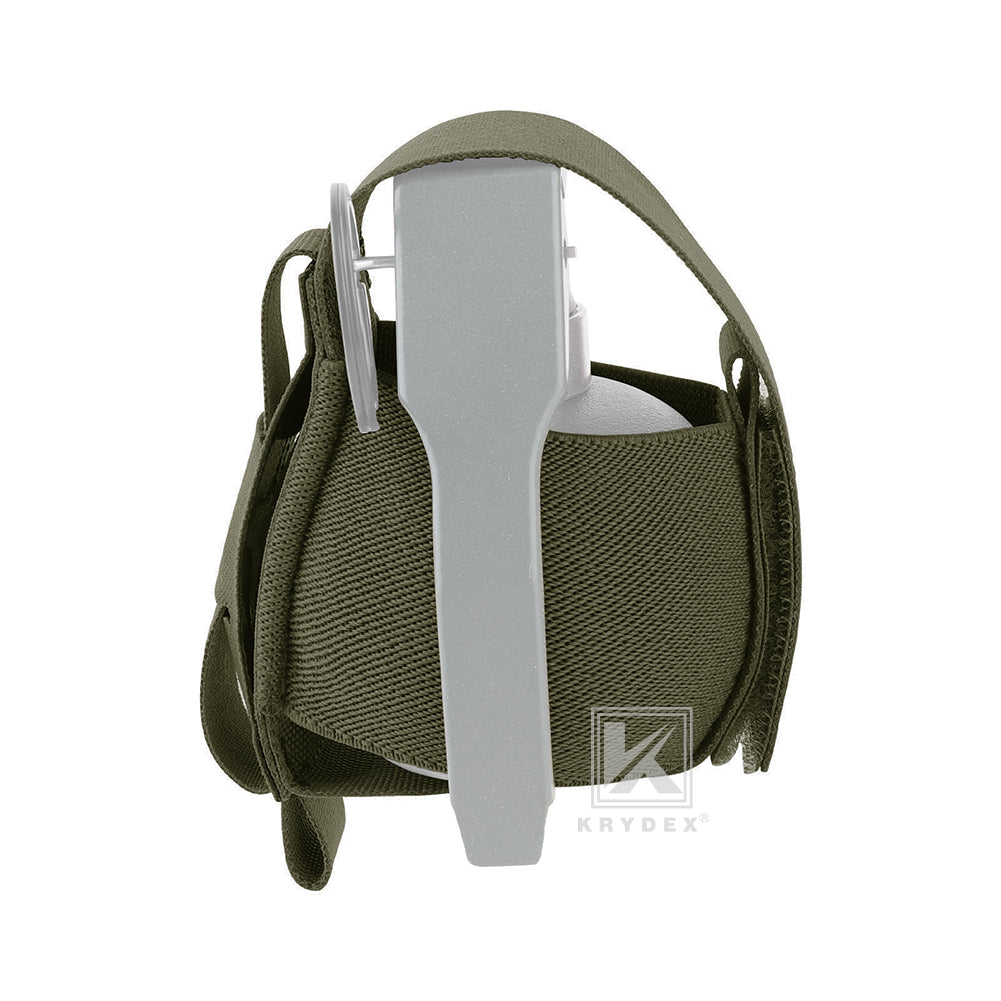 Krydex Tactical Elastic Frag Grenade Pouch MOLLE PALS & Belt system