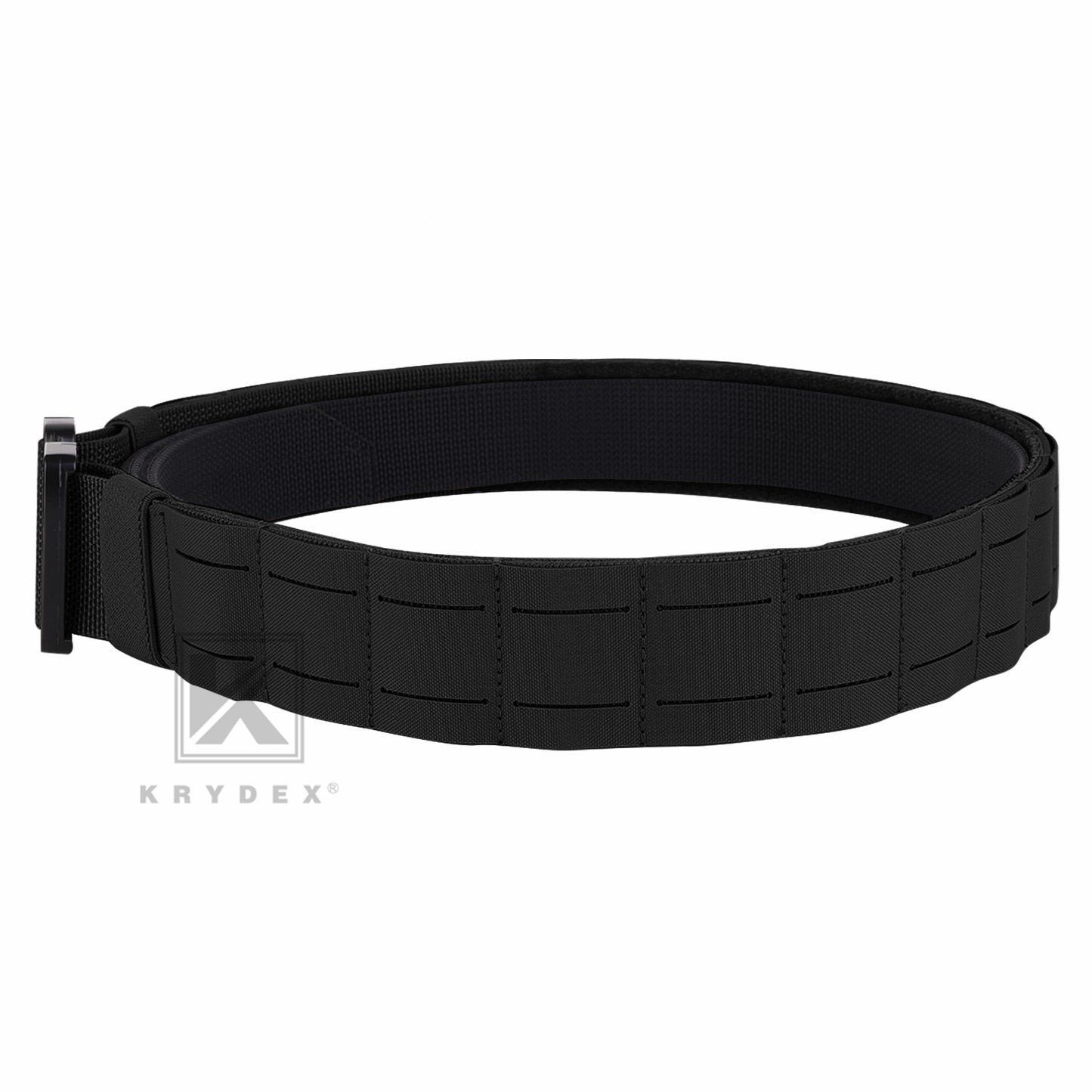 Krydex Tactical Molle Belt Quick Release Duty Gun Shooting Belt Laser Molle Padded Load Bearing Stiffened Belt