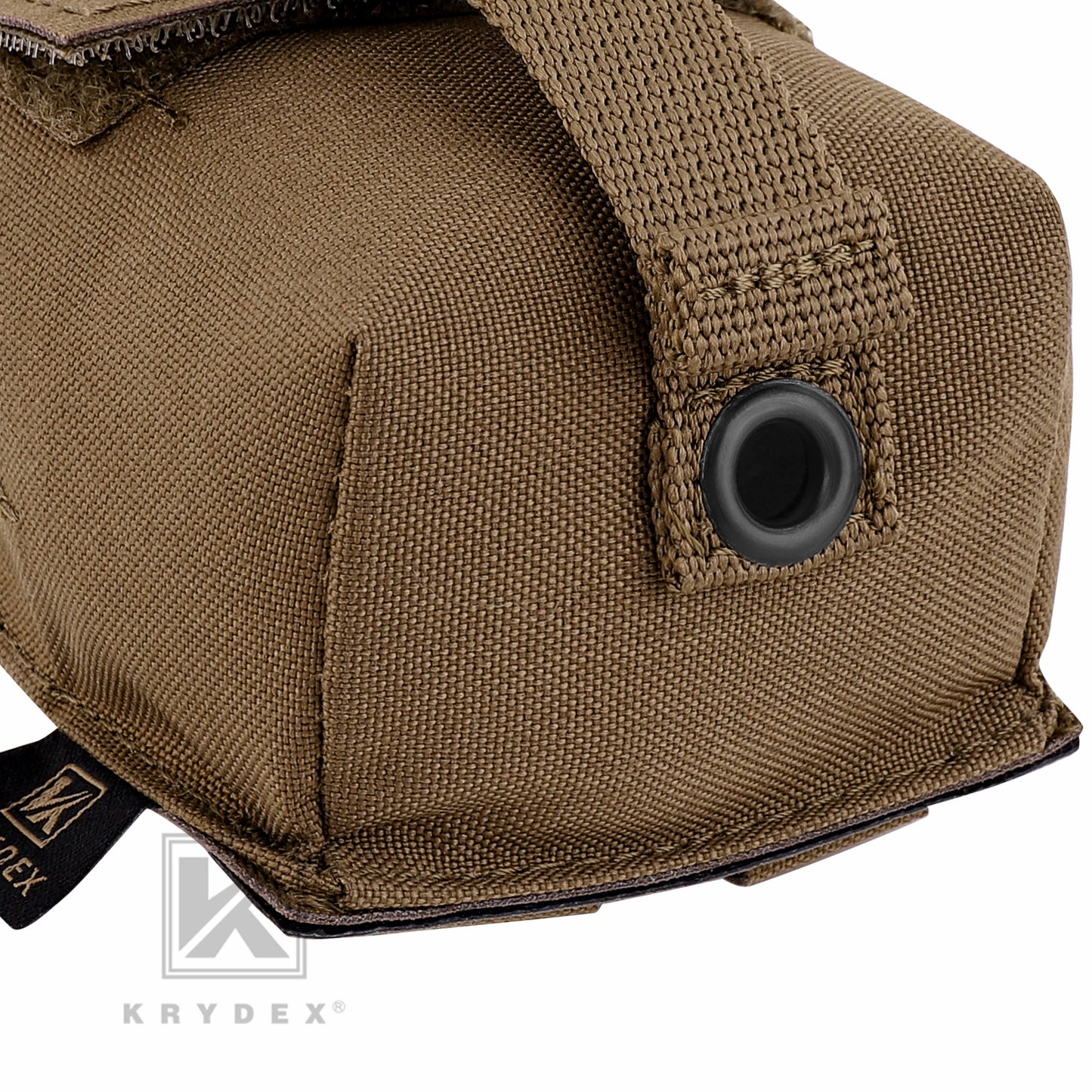 KRYDEX Tactical Frag Grenade Pouch MOLLE PALS & Belt System Small Handy EDC Glove Pouch