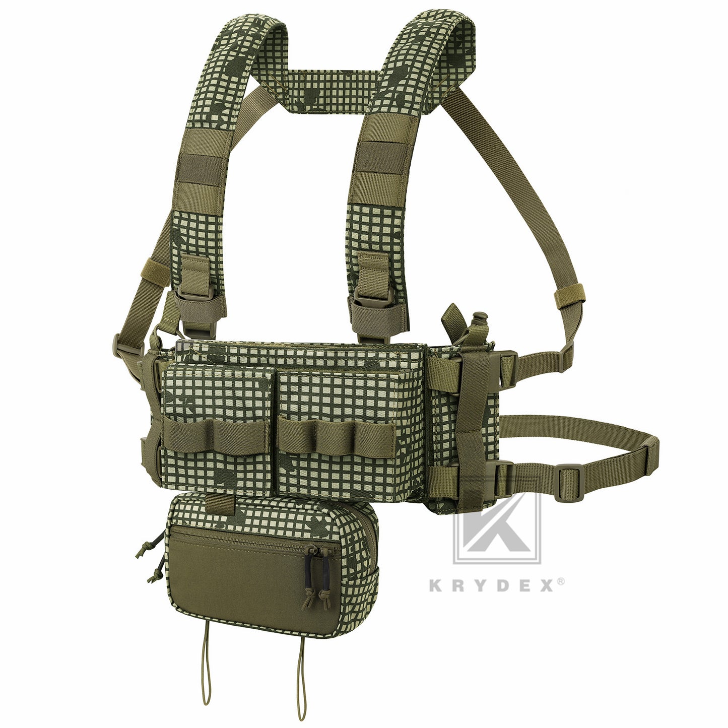 KRYDEX MK3 MK4 Micro Fight Chassis Modular Chest Rig Lightweight Tactical Vest With Magazine Pouches