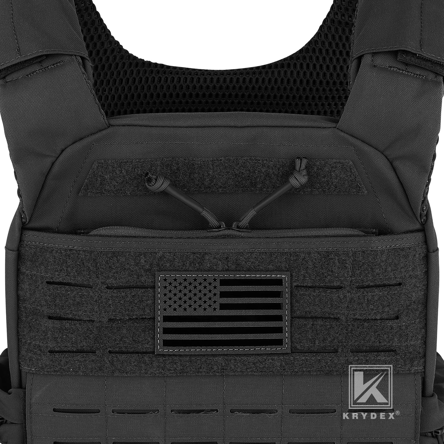 Krydex Tactical Vest Admin Pocket Zipper Insert Chest Full Two Way Zip For 511 Trainer Vest CPC Carrier