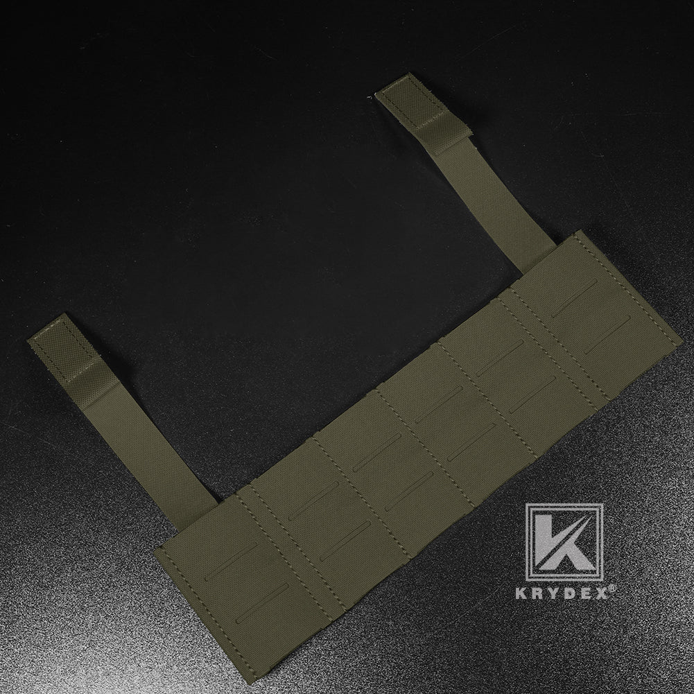 Krydex Tactical Chest Rig MOLLE Panel Front Chest Holder Bridge Phone Mount for D3CR MK3 MK4 UW SOP Rigs