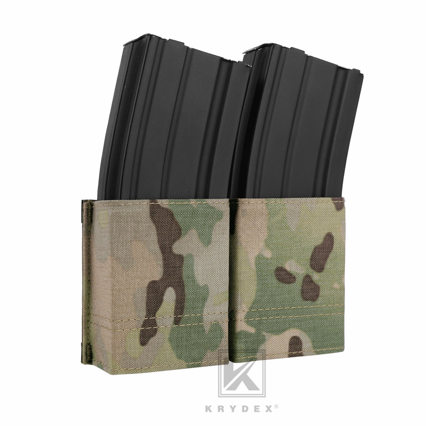 Krydex Tactical 5.56 Double Magazine Pouch M4 Mag Holder Duty Belt & Molle Compatible