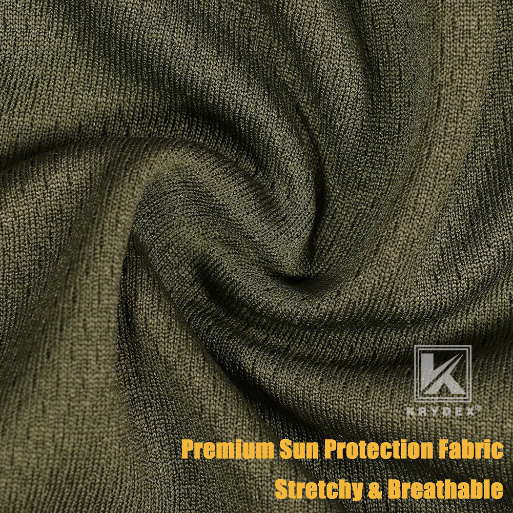 Krydex Tactical Face Mask Balaclava Camouflage Full Head Wrap Quick Dry Neck Gaiter UV Protection Hood for Motorcycle Cycling Hiking Hunting