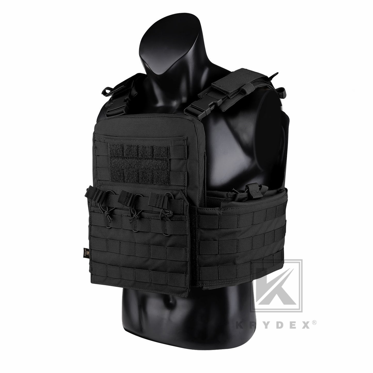 KRYDEX Tactical Plate Carrier Heavy Duty Modular MOLLE Vest