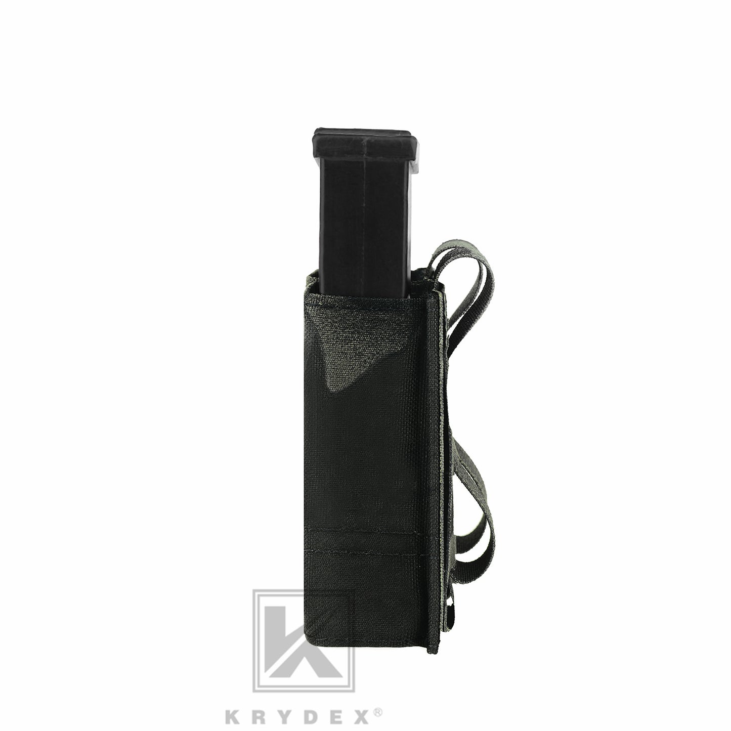 Krydex Tactical 9MM Pistol Magazine Pouch Double Stack .40 45 ACP Pistol Mag Holder Duty Belt & Molle Compatible