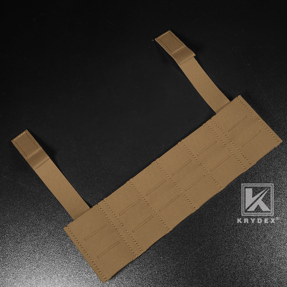 Krydex Tactical Chest Rig MOLLE Panel Front Chest Holder Bridge Phone Mount for D3CR MK3 MK4 UW SOP Rigs