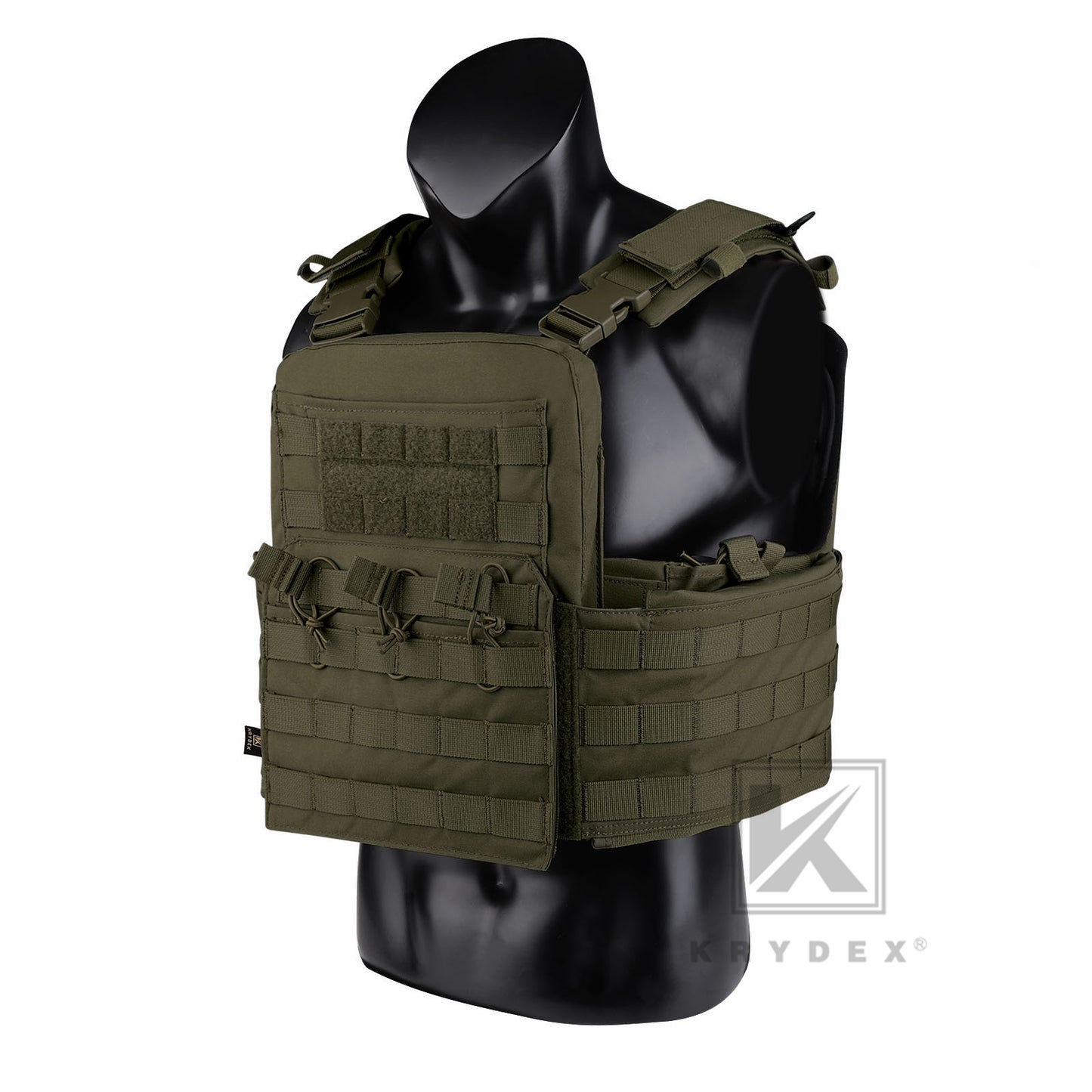 KRYDEX Tactical Plate Carrier Heavy Duty Modular MOLLE Vest