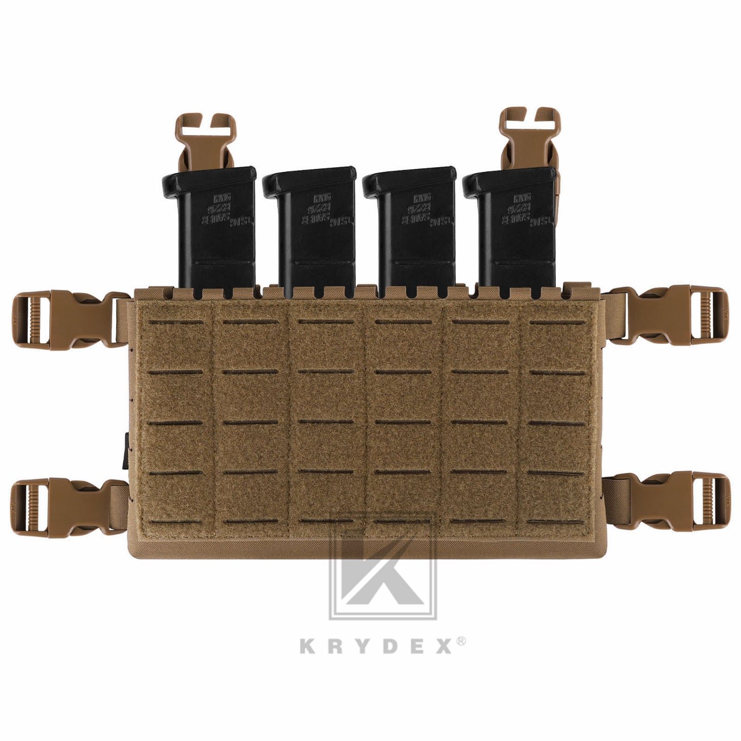 Krydex Tactical MK5 Micro Fight Chassis Laser Cut Chest Rig Lightweight Tactical Vest 5.56 MP7 Magazine Placard