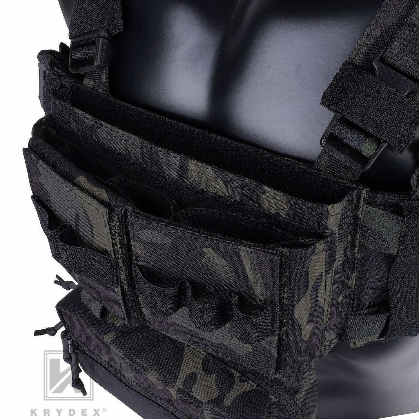 KRYDEX MK3 MK4 Micro Fight Chassis Modular Chest Rig Lightweight Tactical Vest With Magazine Pouches