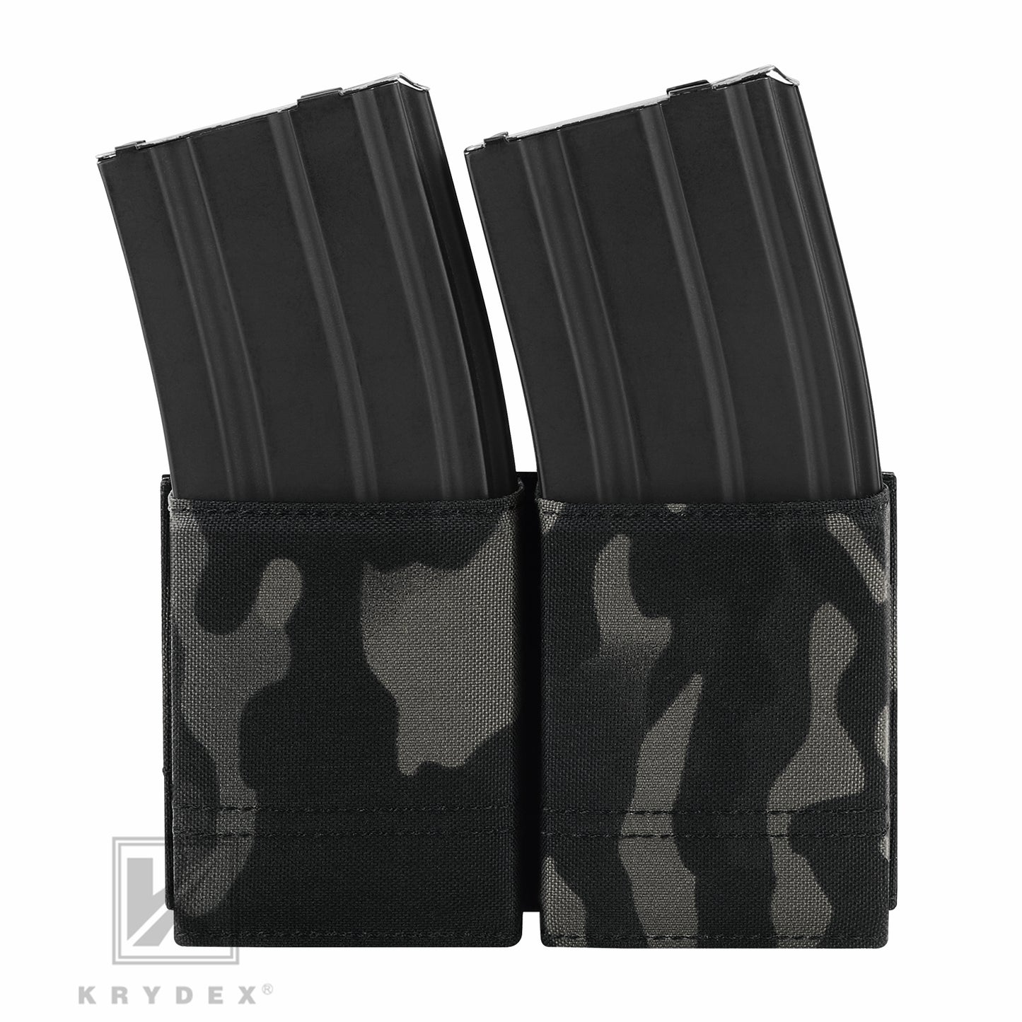 Krydex Tactical 5.56 Double Magazine Pouch M4 Mag Holder Duty Belt & Molle Compatible