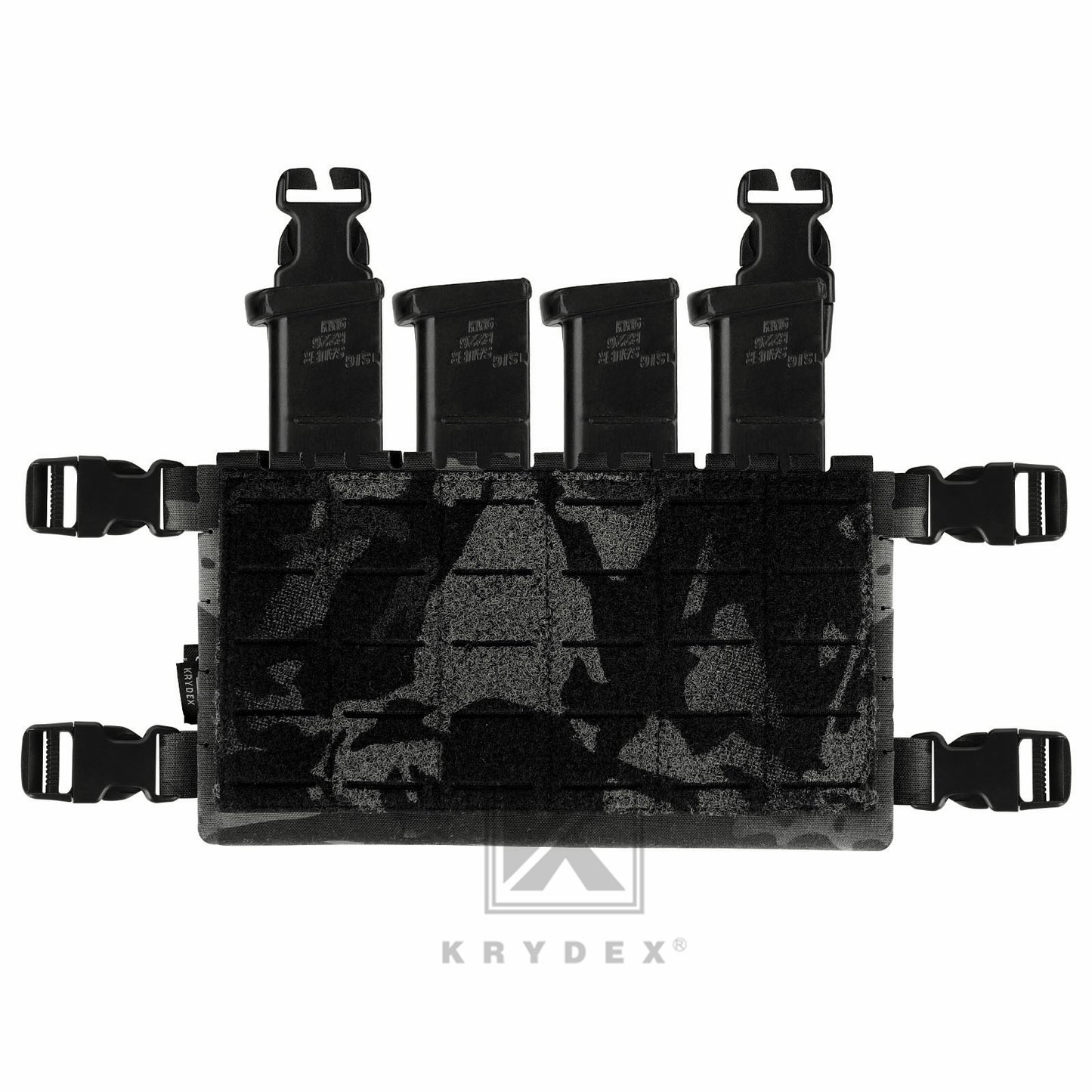 Krydex Tactical MK5 Micro Fight Chassis Laser Cut Chest Rig Lightweight Tactical Vest 5.56 MP7 Magazine Placard