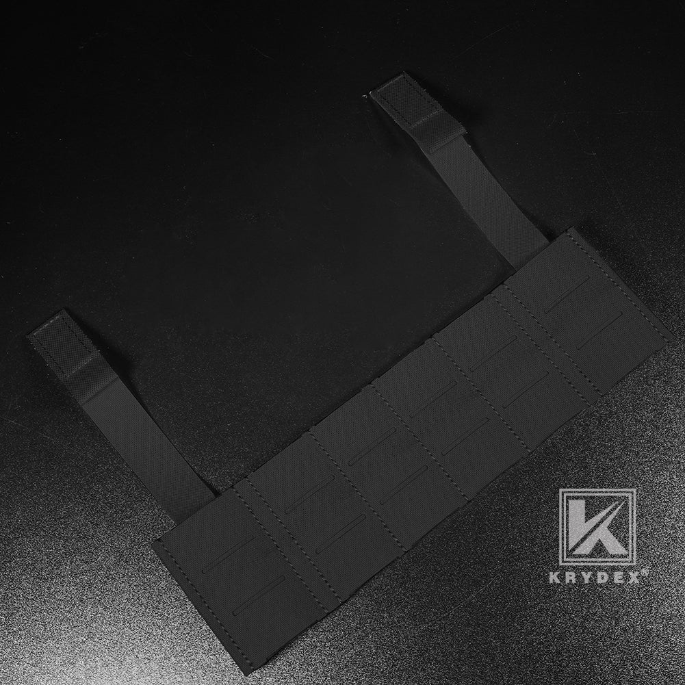 Krydex Tactical Chest Rig MOLLE Panel Front Chest Holder Bridge Phone Mount for D3CR MK3 MK4 UW SOP Rigs