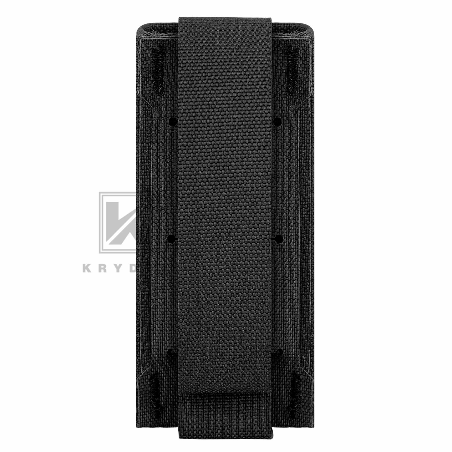KRYDEX Tactical 9mm Single Pistol Magazine Pouch Mag Holder Duty Belt MOLLE Compatible