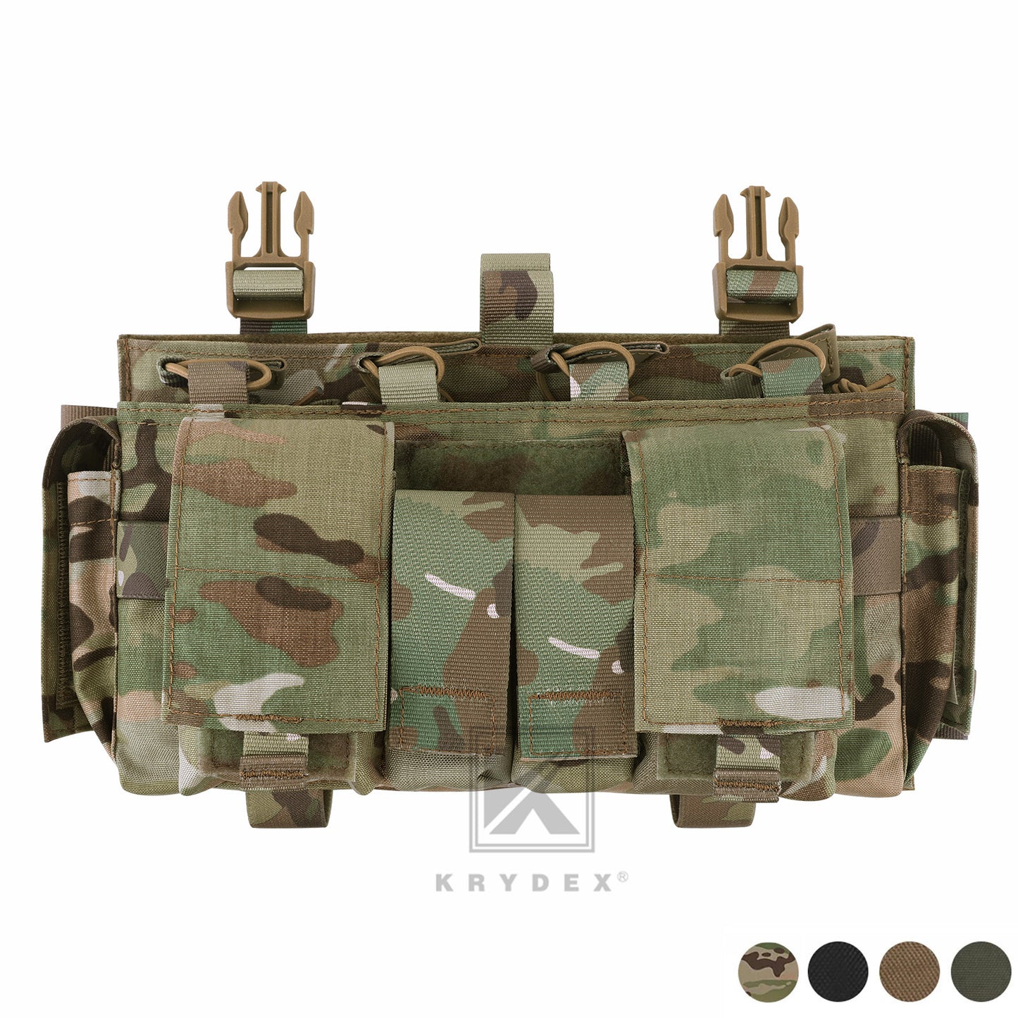 KRYDEX Tactical MF IV Placard 556 & 9mm Magazine Pouch for SCARAB Plate Carrier Vest