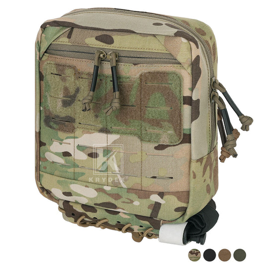 Krydex Tactical 8x7 Admin Pouch MOLLE Low Profile Modular Medic Pouch Tourniquet Holder