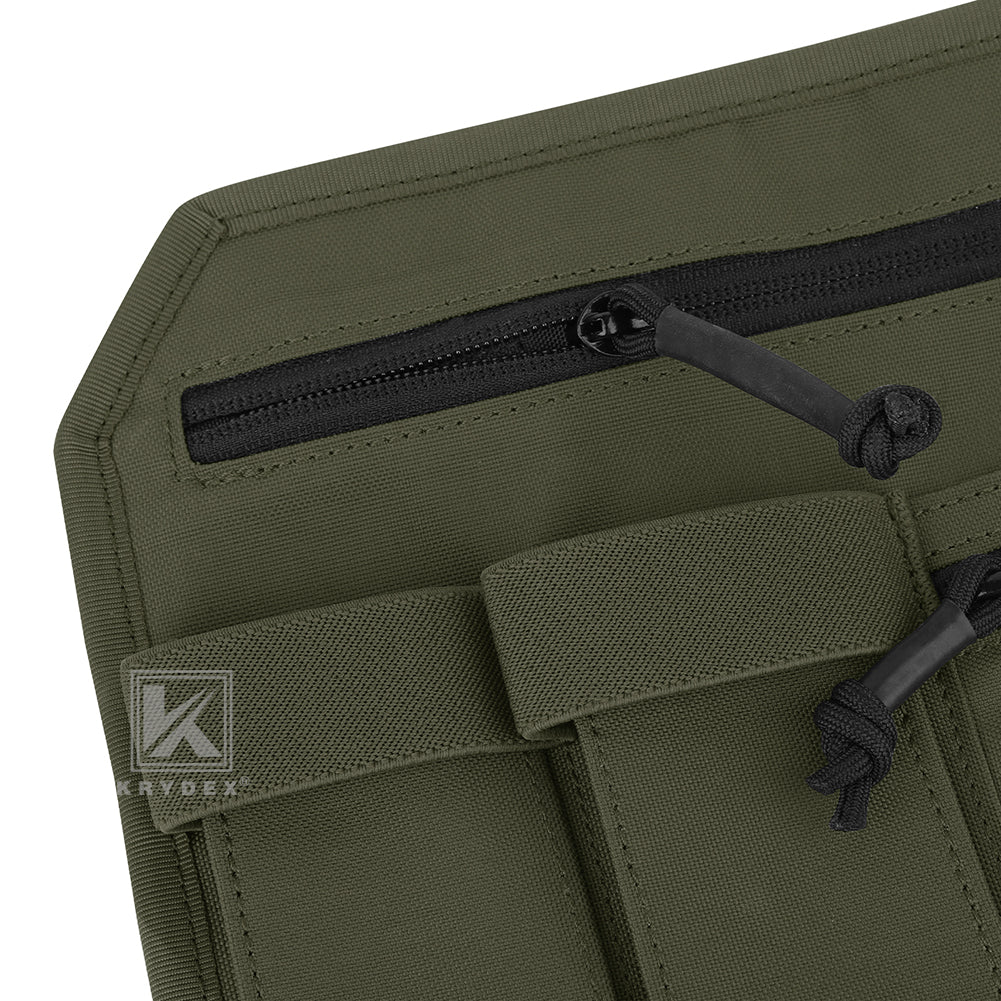 Krydex Tactical Hook Backed Organizer Panel Admin Insert EDC Pouch for Backpack Range Bag Accessory organizer Outdoor survival gear panel