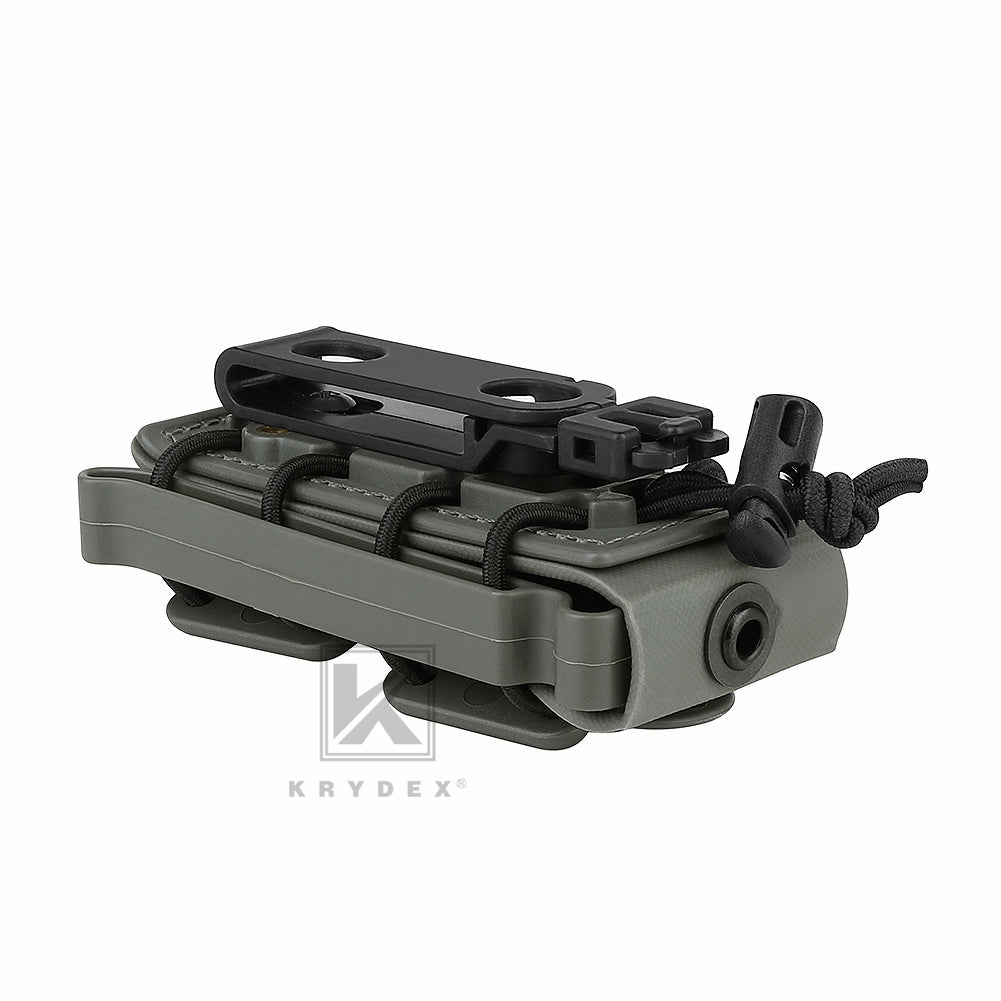 KRYDEX Soft Shell 9mm Pistol Magazine Pouch Mag Carrier with Clip Tall