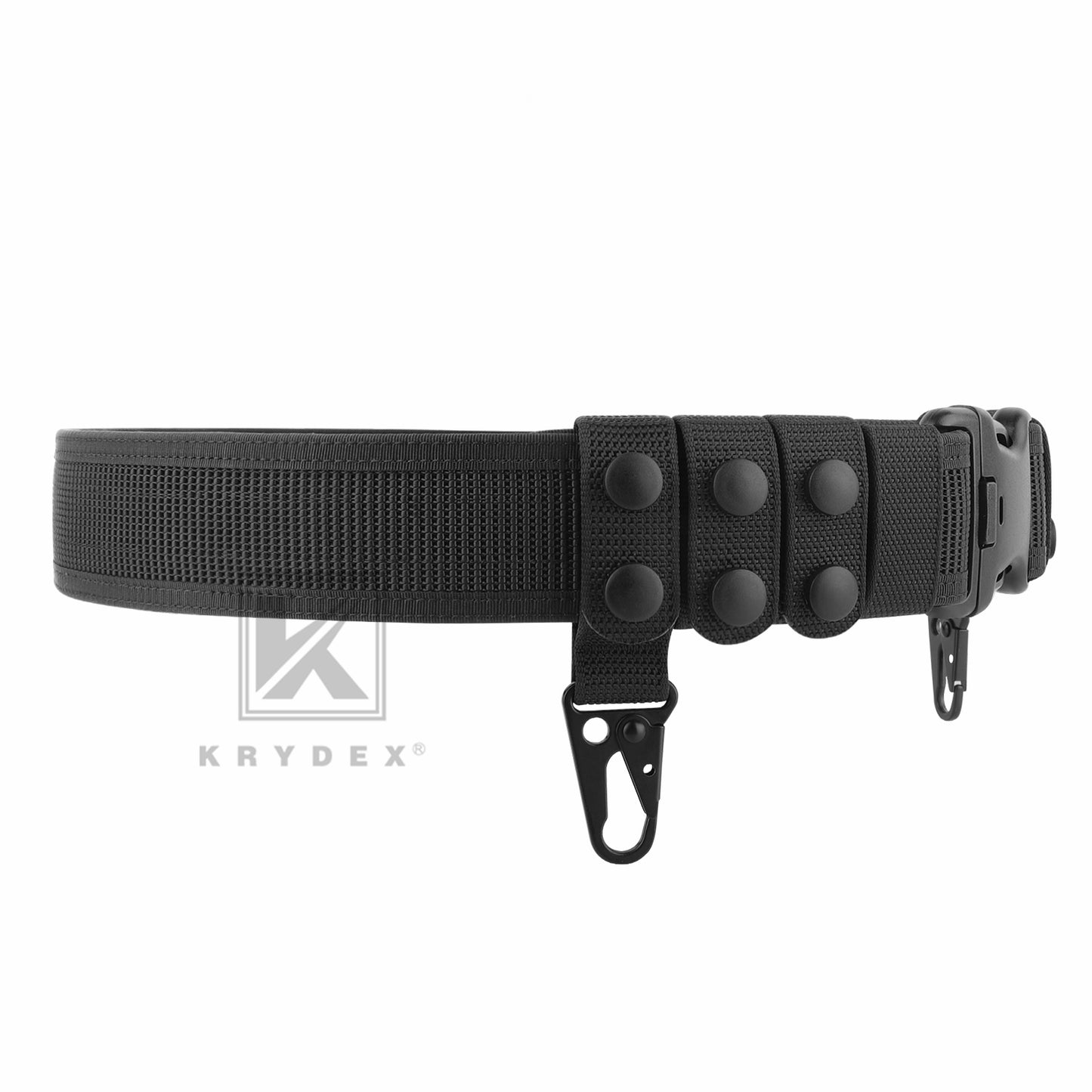 Krydex Police Duty Belt 2" Law Enforcement Officer Nylon Outer 1.5" Inner Belt + 6 Keepers