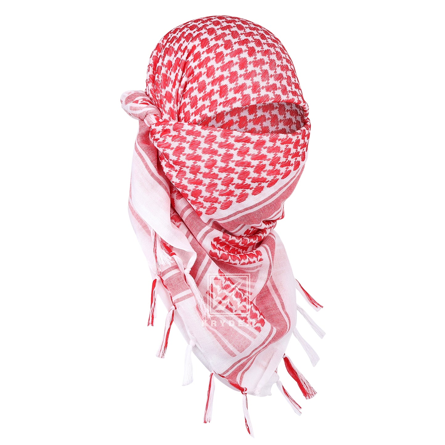 Krydex Tactical Scarf Headwrap Facecover Cotton Shemagh Breathable Balaclava Face Mask Neck Gaiter 43” x 43”