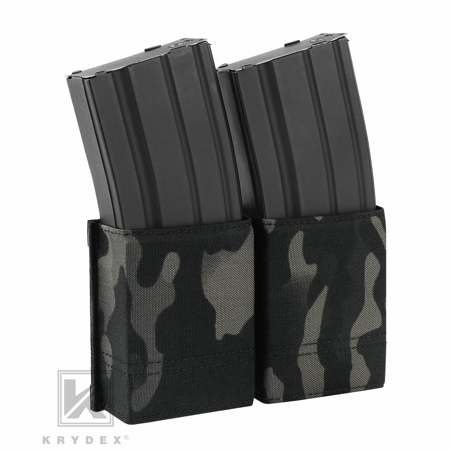Krydex Tactical 5.56 Double Magazine Pouch M4 Mag Holder Duty Belt & Molle Compatible