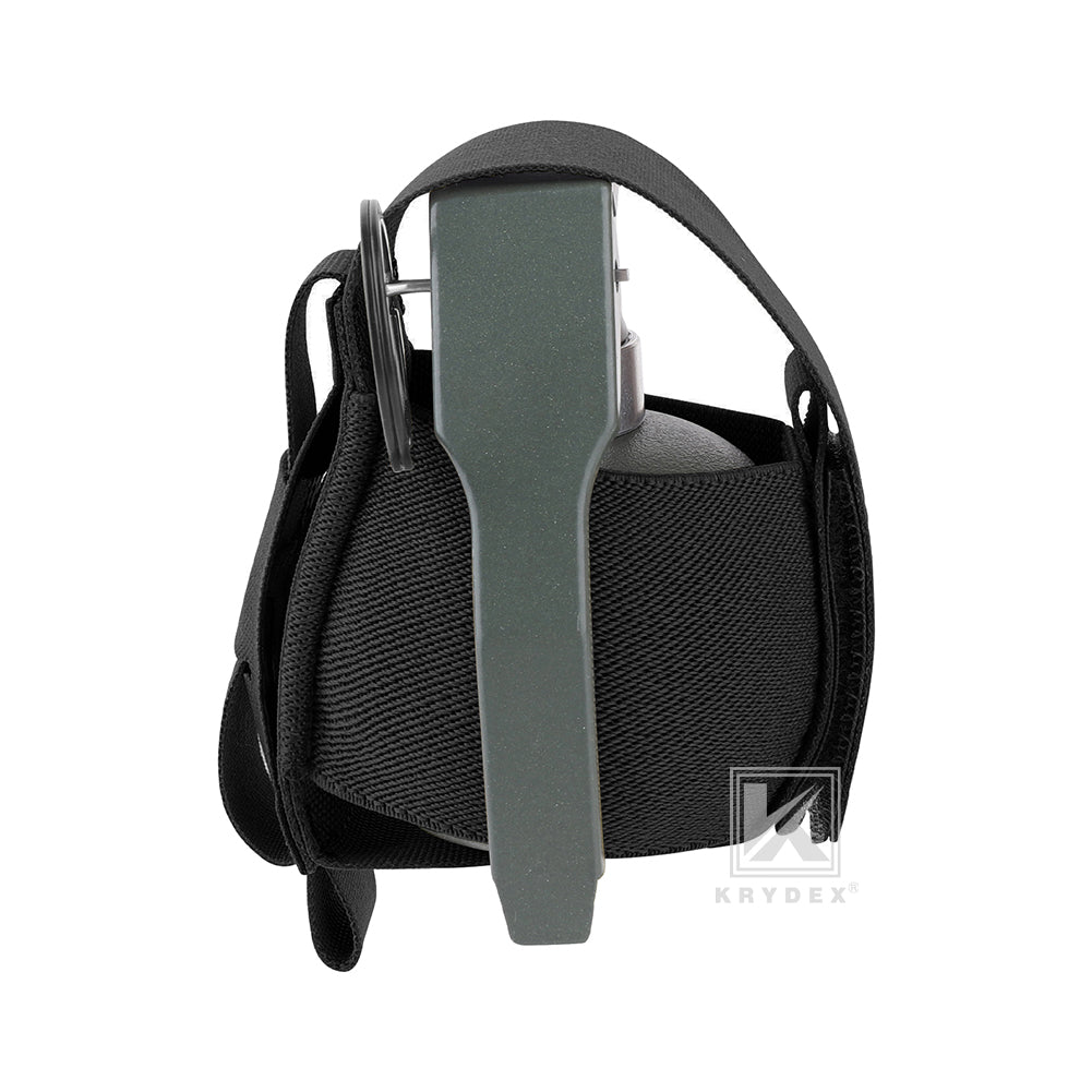 Krydex Tactical Elastic Frag Grenade Pouch MOLLE PALS & Belt system