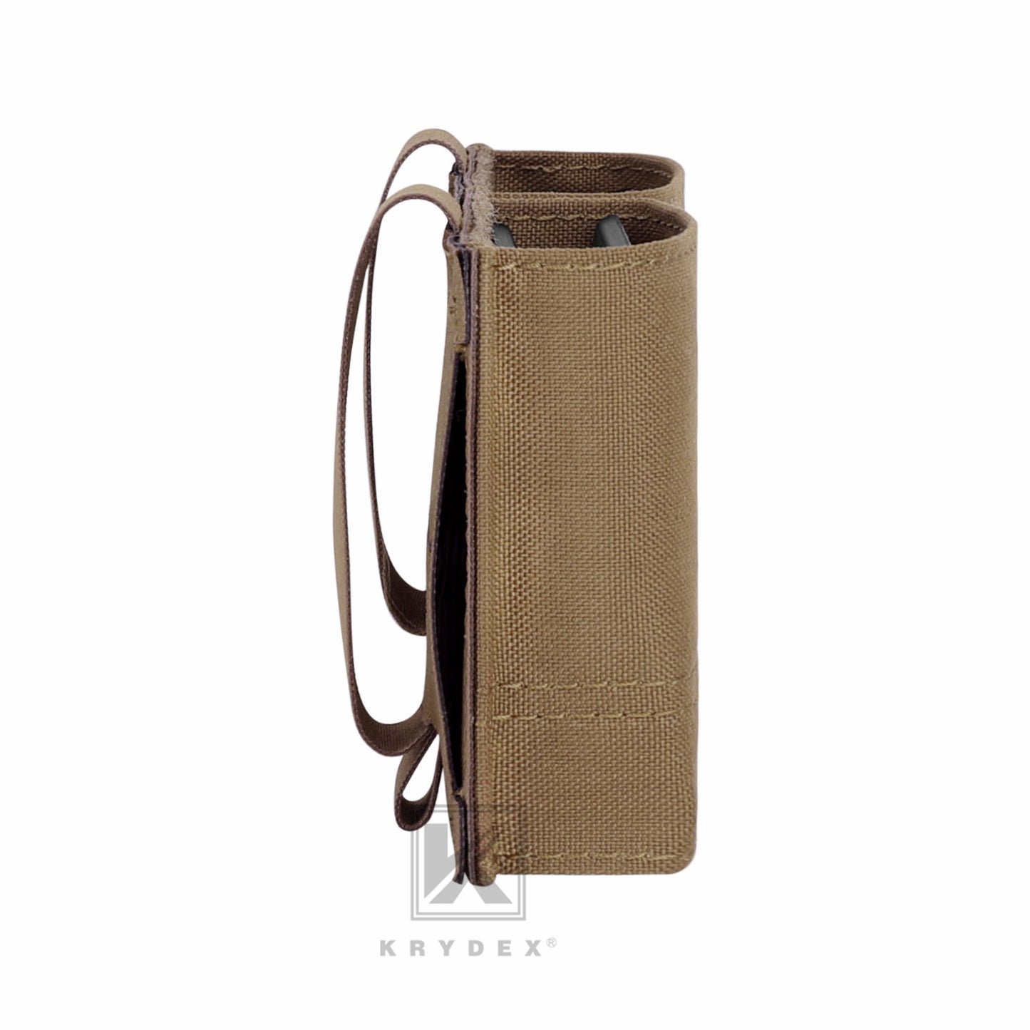 Krydex Tactical 5.56 Double Magazine Pouch M4 Mag Holder Duty Belt & Molle Compatible
