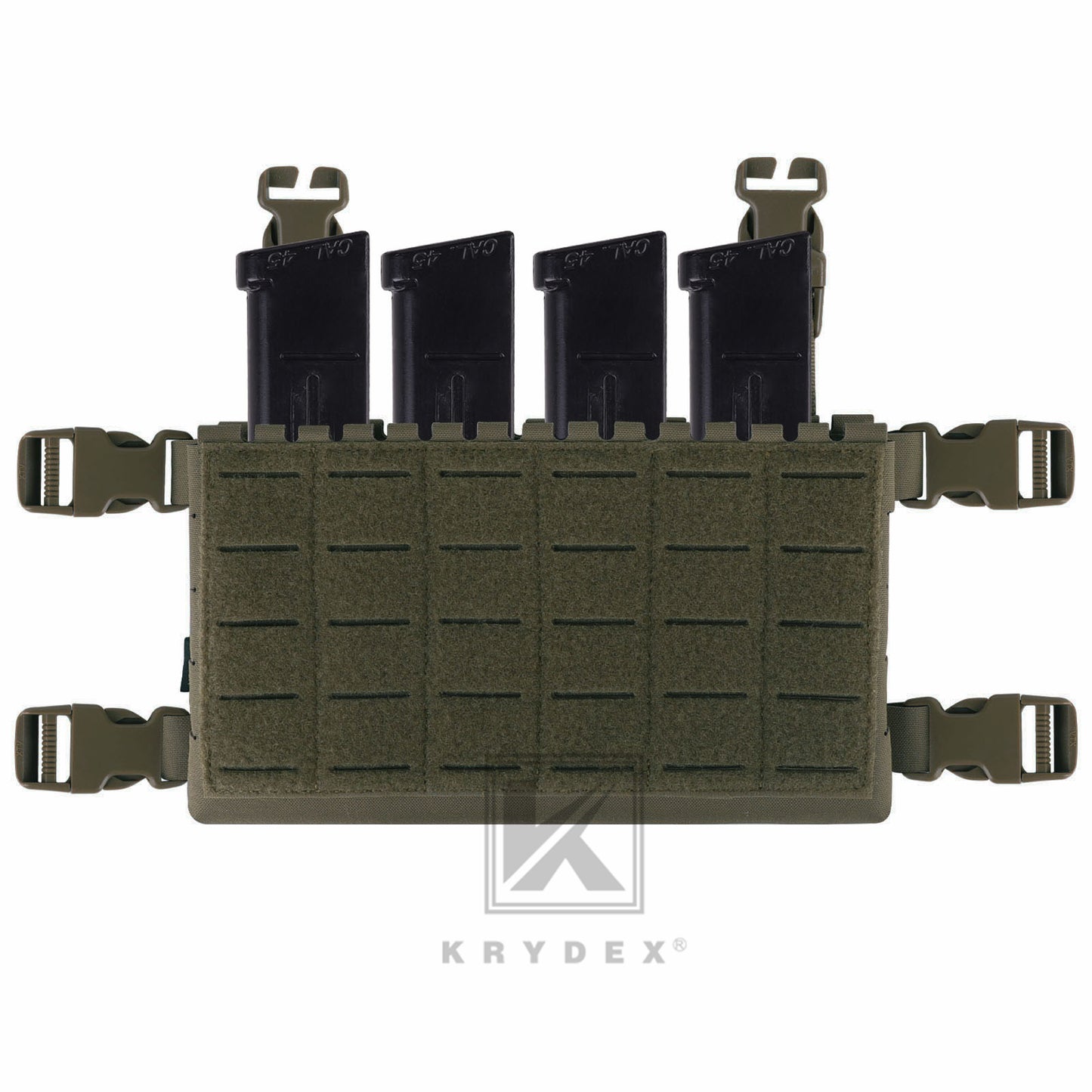 Krydex Tactical MK5 Micro Fight Chassis Laser Cut Chest Rig Lightweight Tactical Vest 5.56 MP7 Magazine Placard