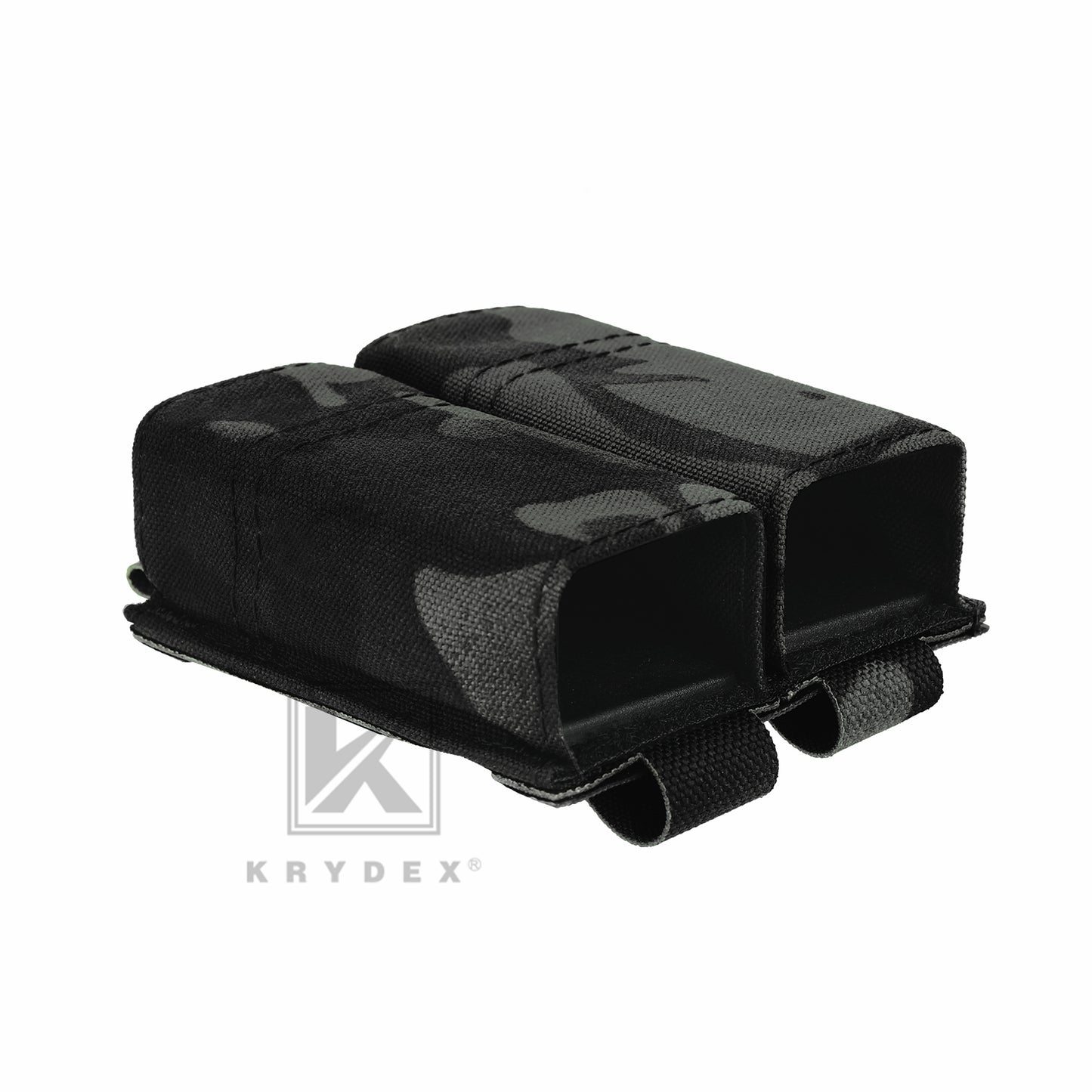 Krydex Tactical 9MM Pistol Magazine Pouch Double Stack .40 45 ACP Pistol Mag Holder Duty Belt & Molle Compatible