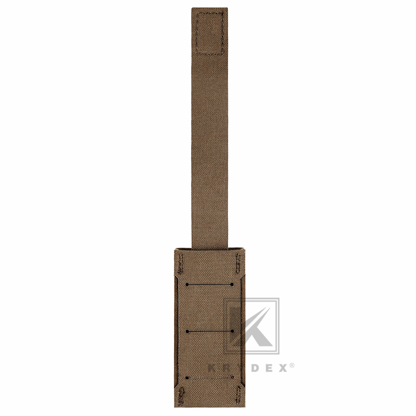 KRYDEX Tactical 9mm Single Pistol Magazine Pouch Mag Holder Duty Belt MOLLE Compatible