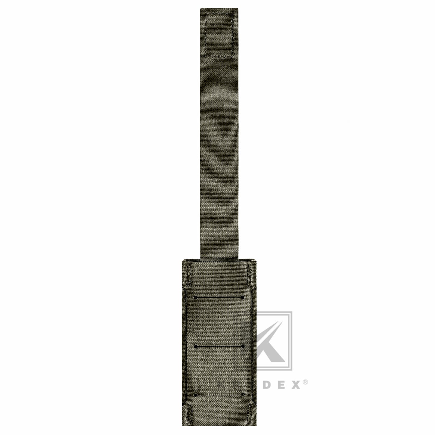 KRYDEX Tactical 9mm Single Pistol Magazine Pouch Mag Holder Duty Belt MOLLE Compatible
