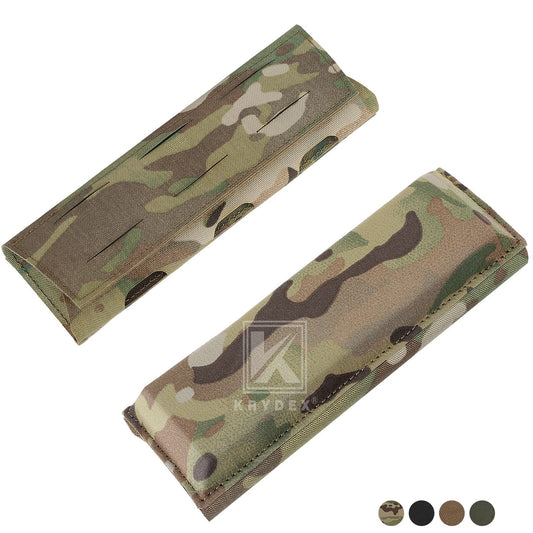 Krydex Tactical Shoulder Pads Soft EVA Cushion for Vest Carrier Chest Rig Slingster Laser Cut Organizer Fits 2" - 2.5" Strap