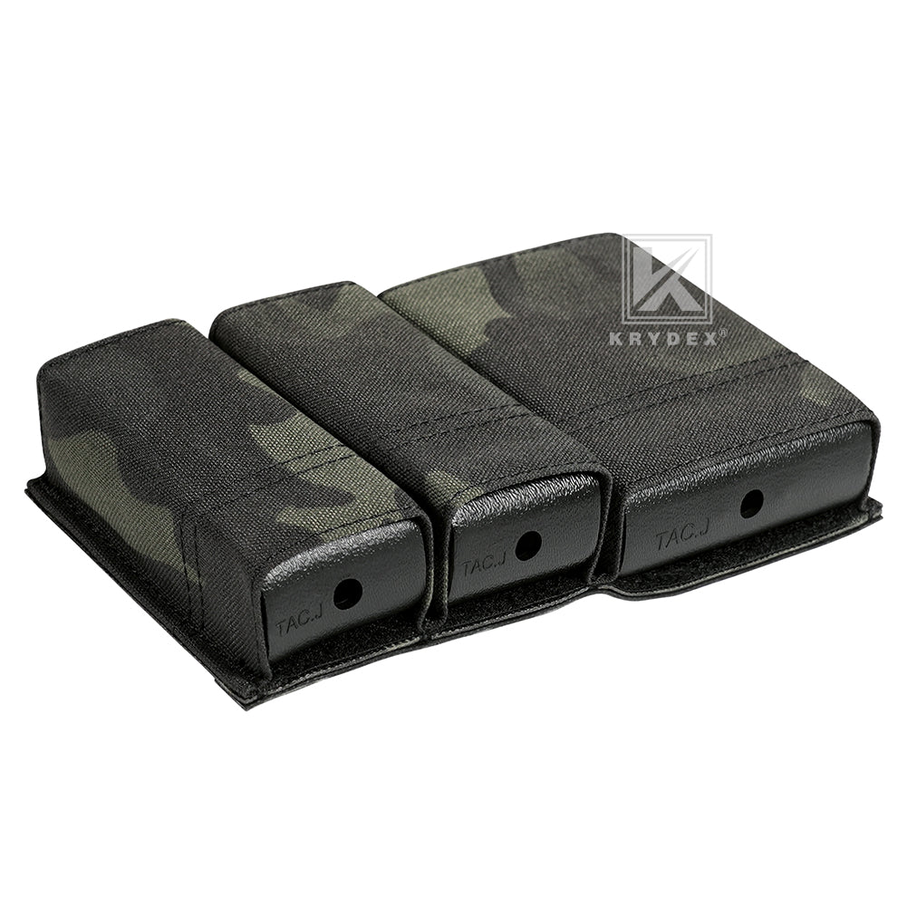 Krydex Tactical Double 9mm & 5.56 Magazine Pouch Mag Holder Duty Belt & Molle Compatible