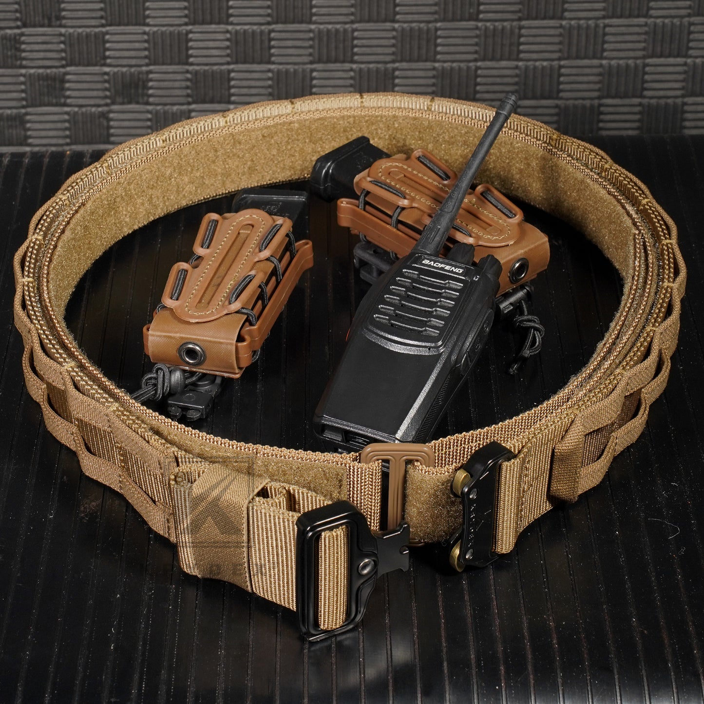 Krydex Tactical EDC Under Belt Hook & Loop Inner Belt 1.5" Duty Concealed Carry Base Belt