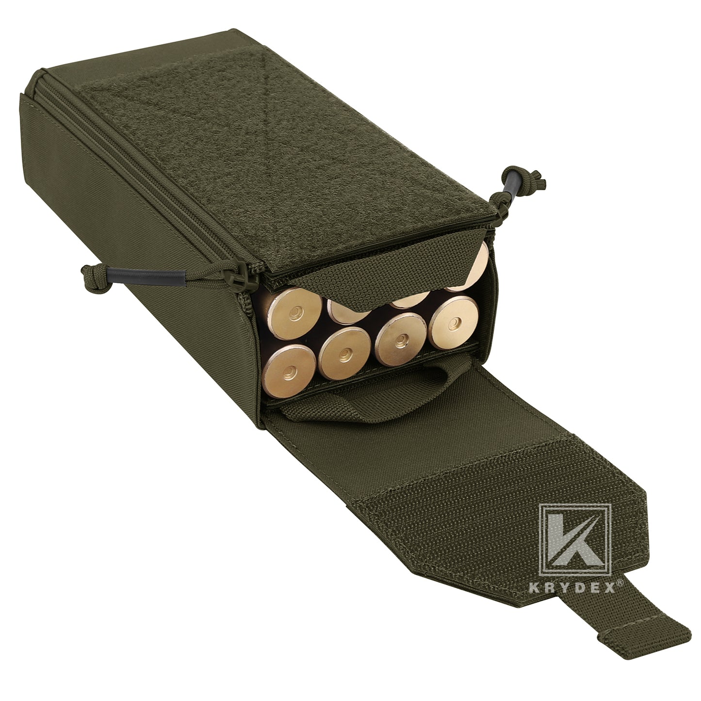 Krydex Tactical Rip Away Shot Shell Holder for 8 Guage 12 Guage Shotgun Cartridge Hunter Ammo Pouch