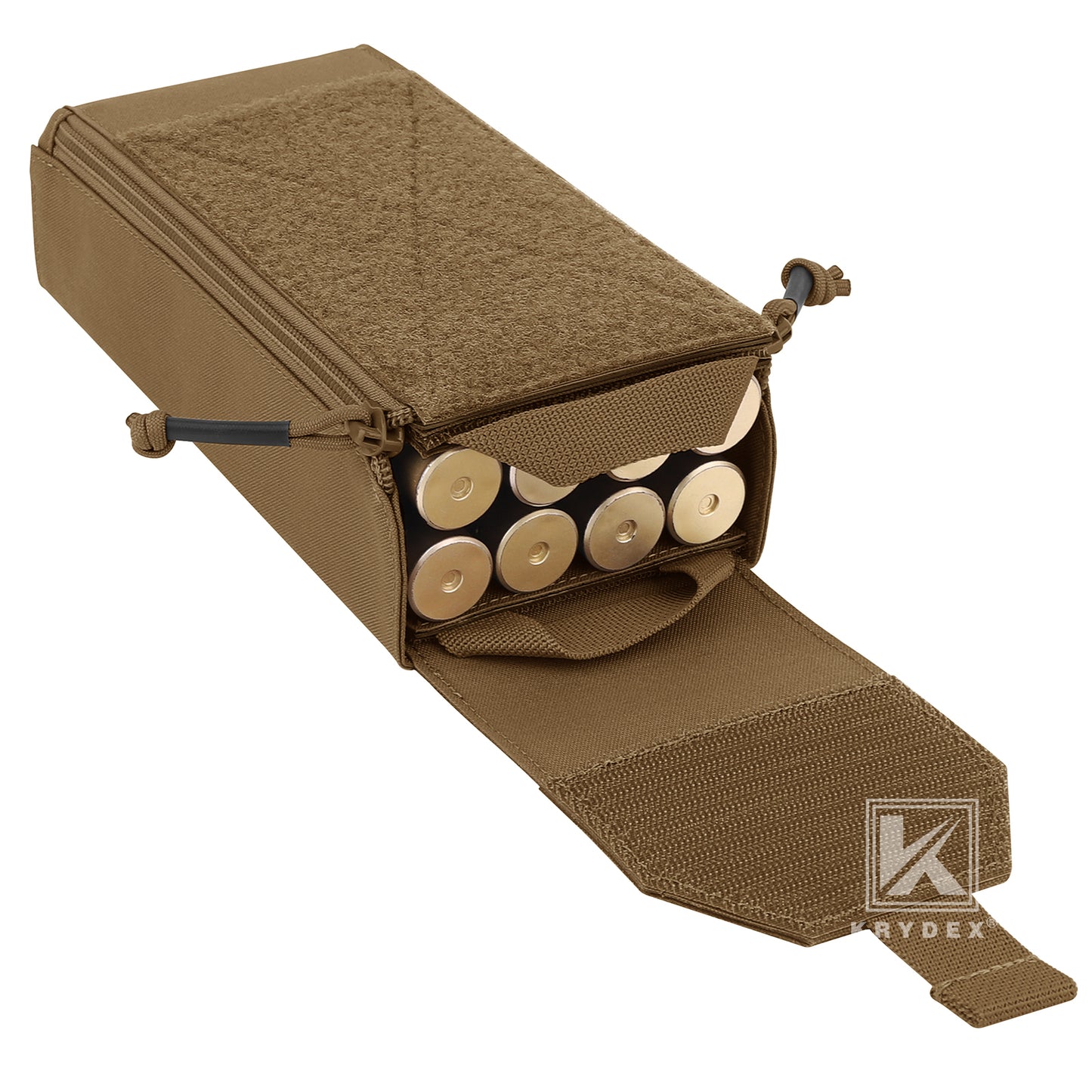 Krydex Tactical Rip Away Shot Shell Holder for 8 Guage 12 Guage Shotgun Cartridge Hunter Ammo Pouch