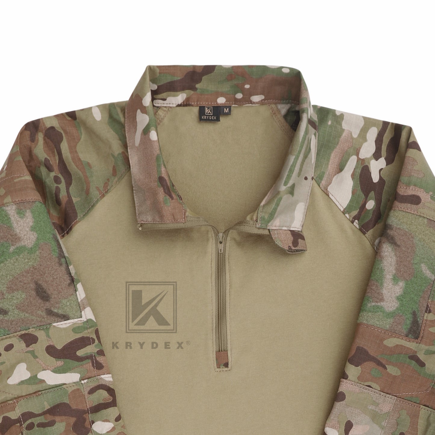 Krydex Tactical Men’s Combat Shirts with Elbow Pads Uniform