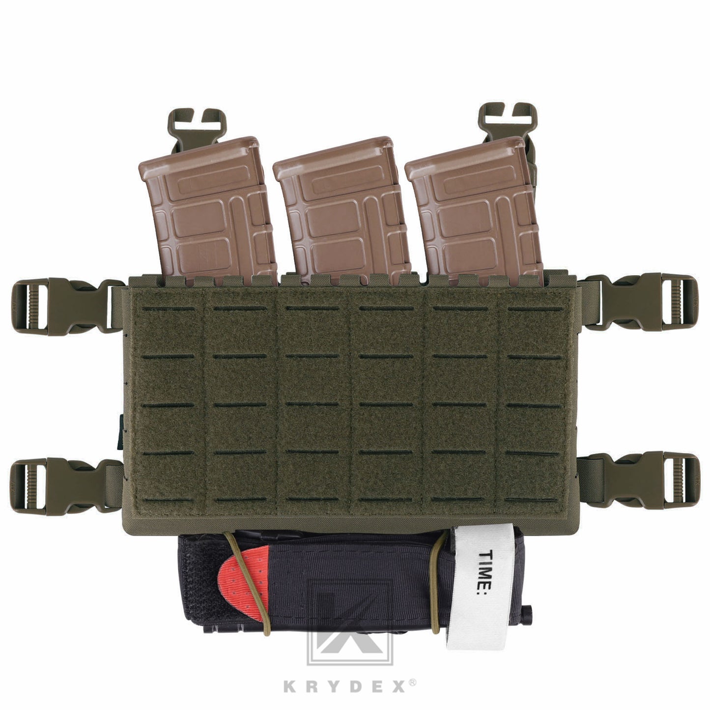 Krydex Tactical MK5 Micro Fight Chassis Laser Cut Chest Rig Lightweight Tactical Vest 5.56 MP7 Magazine Placard