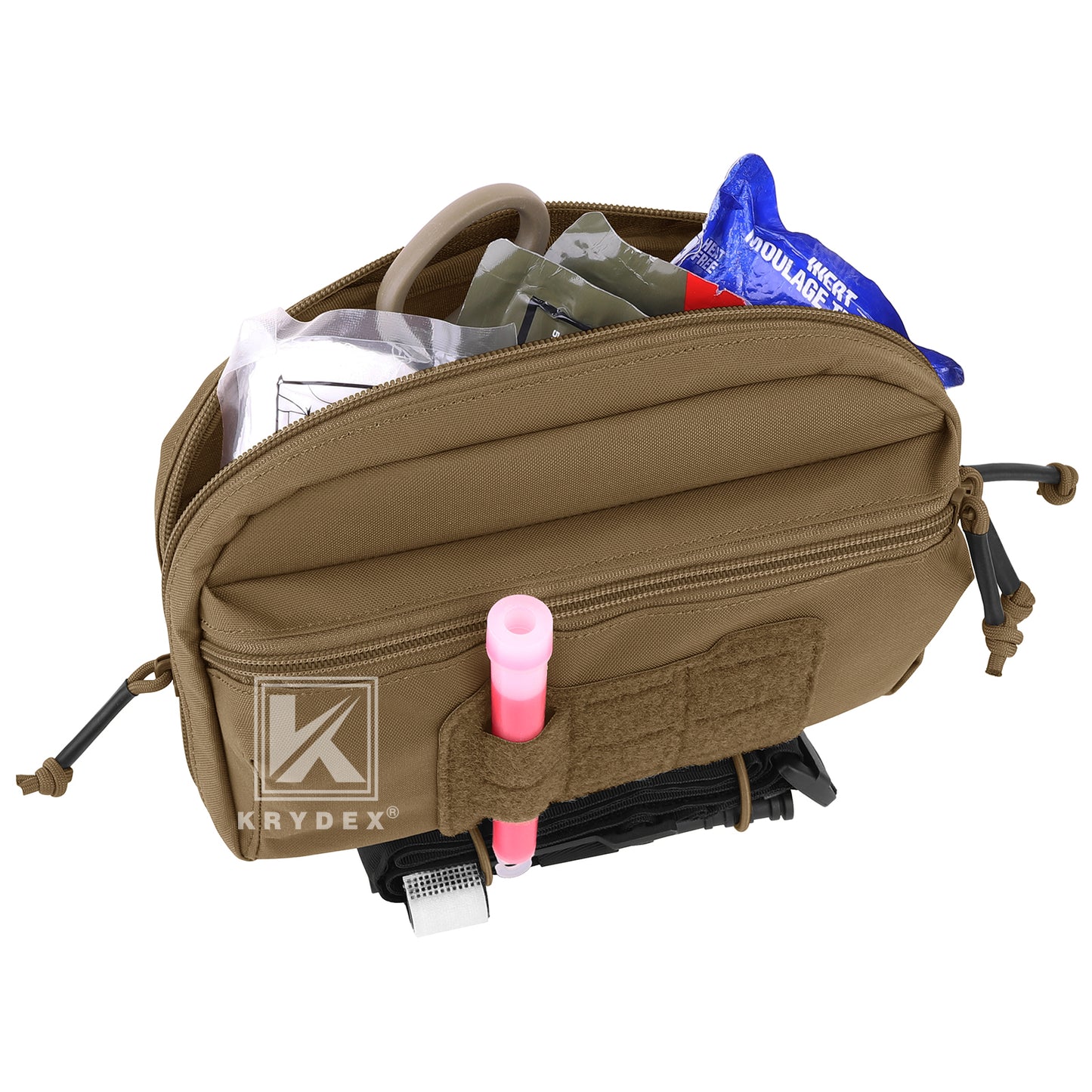 Krydex Tactical GP Pouch Modular MOLLE Utility Pouch Front Pocket for Vest and Chest Rig
